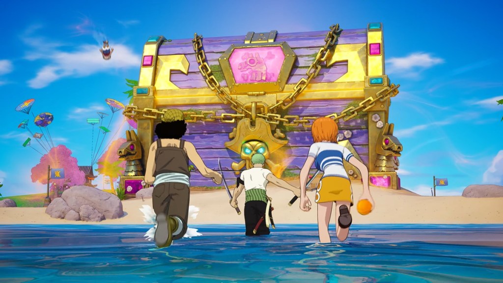 One Piece Chest in Fortnite Chapter 7 Treasure Hunters