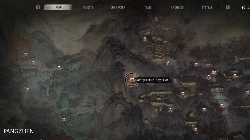 Phantom Blade Zero Pangzhen Long Pillar Location