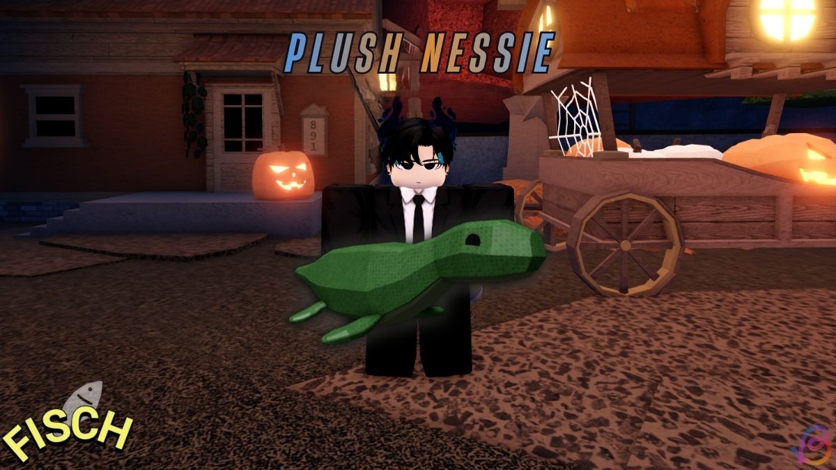 Plush Nessie in Fisch