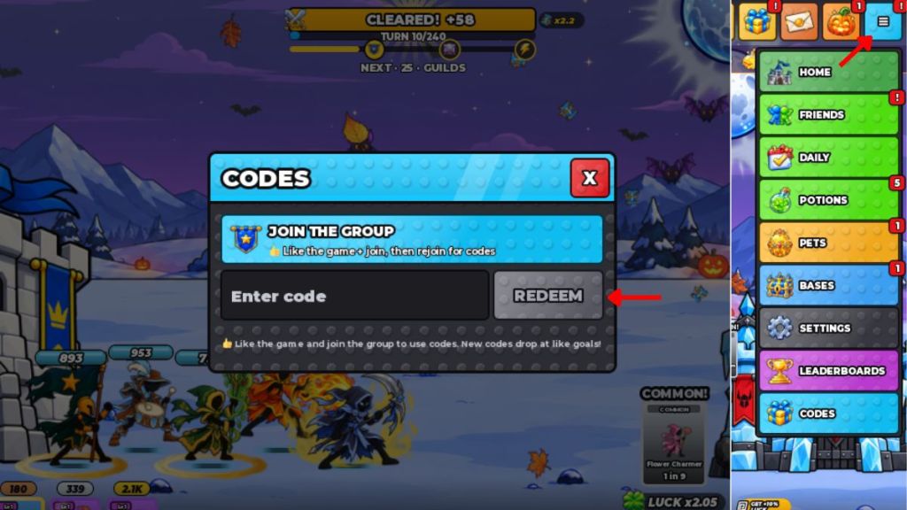 Redeem Roll a Stickman codes
