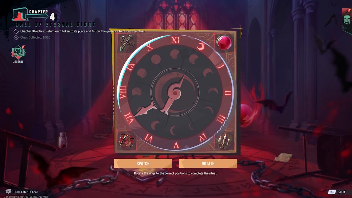 Ritual artifact placements in Hall of Eternal Night chapter in Marvel Rivals Night of Illusions event