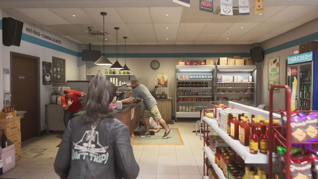 Robbing a store in GTA 6