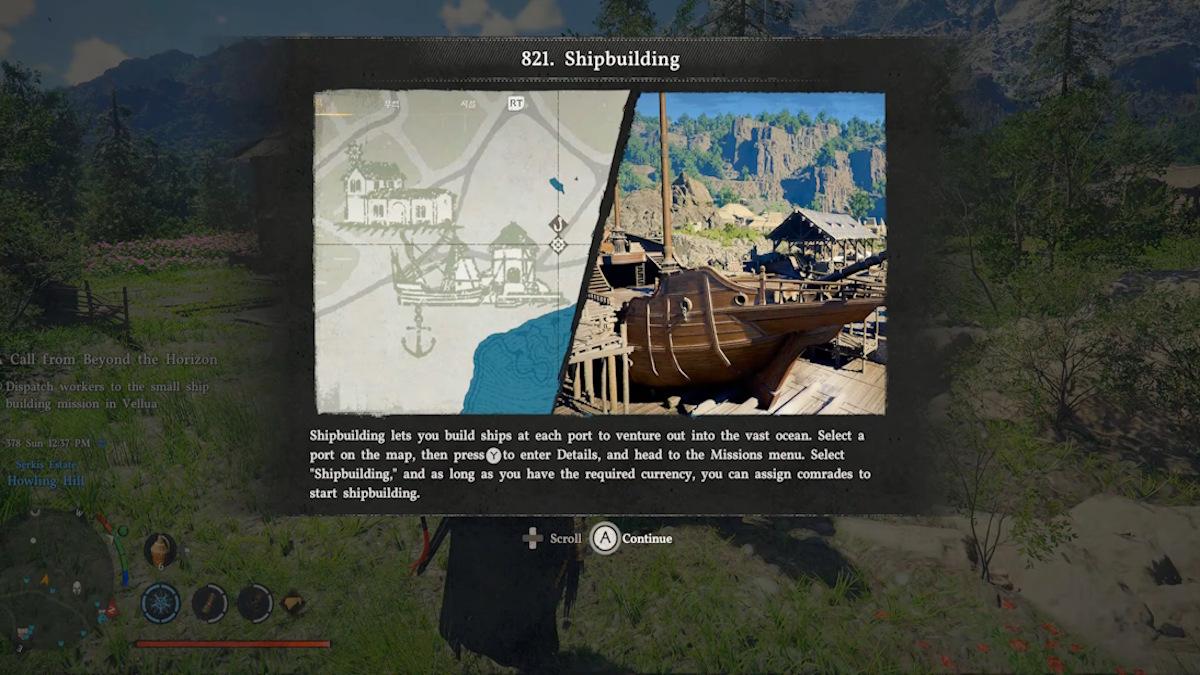 Shipbuilding unlocked in Crimson Desert