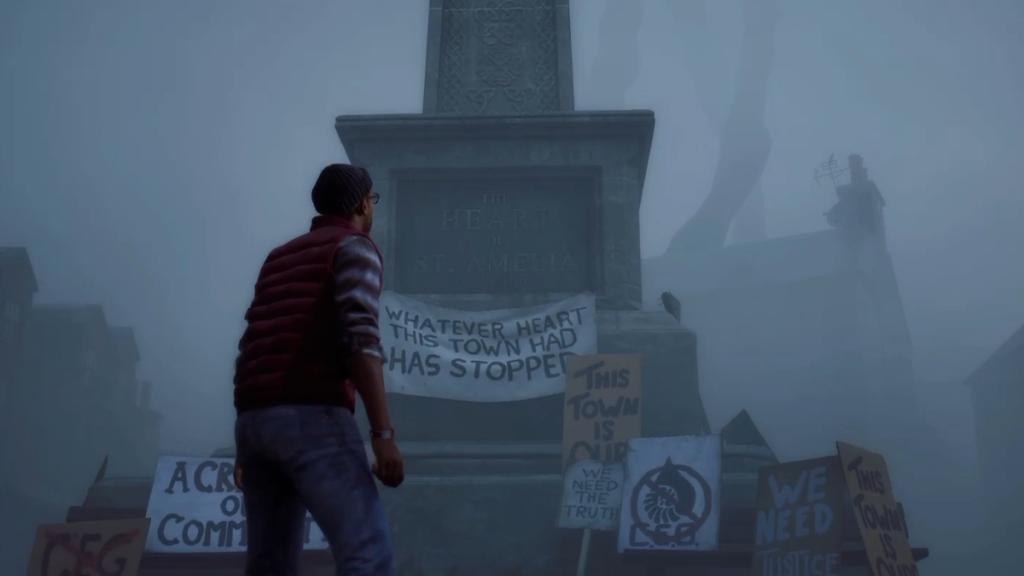 Silent Hill Townfall Simon in Townsquare