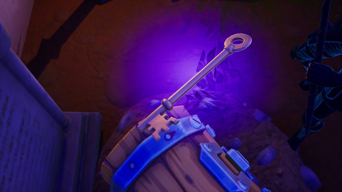 Skeleton Key in Fortnite found in buried chest