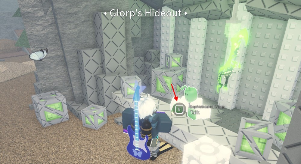 Sophisticated Glorp shop interact