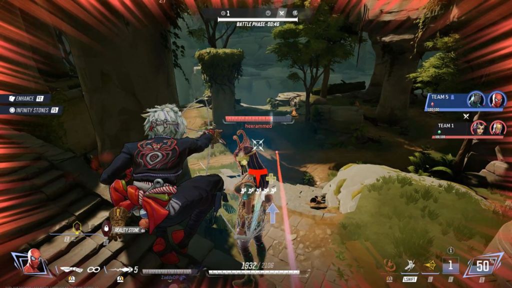 Spider-Man in Avengers Infinity War PvP mode
