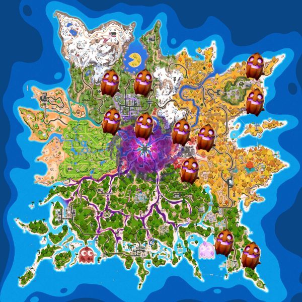 Spooky Dash Sprite locations in Fortnite