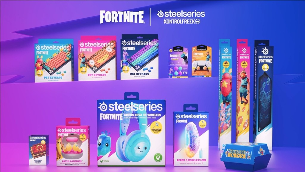 SteelSeries Fortnite collab all products