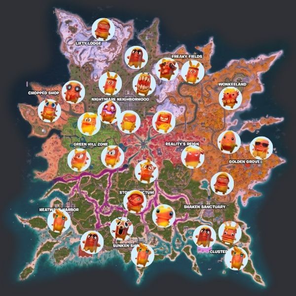 Trick or Treat Sprite locations in Fortnite