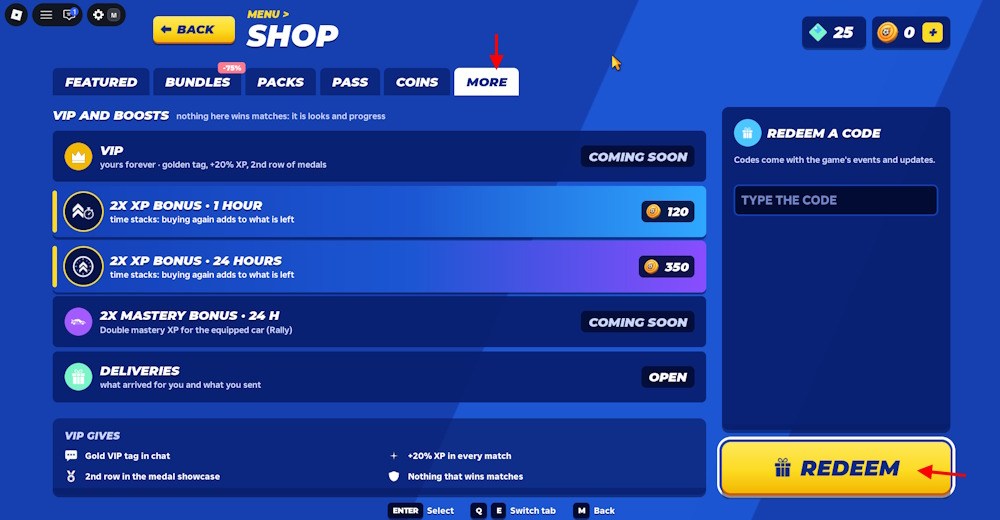 Turbo Soccer codes redeem