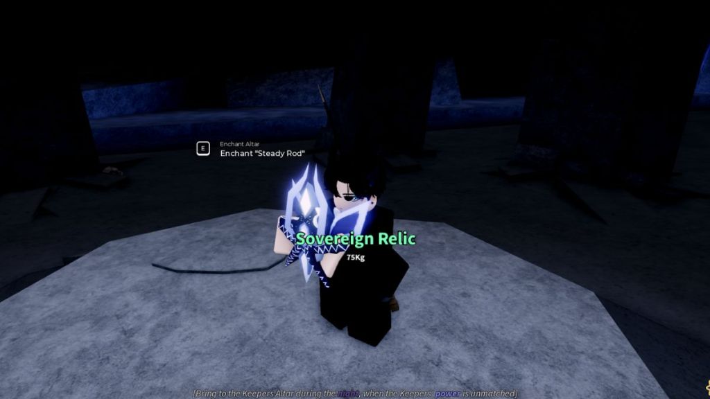 Using Sovereign Relic to enchant