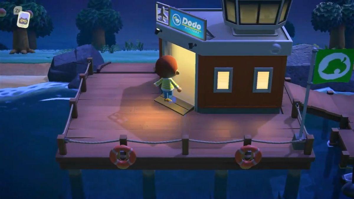 Visiting Dodo Airlines airport in Animal Crossing New Horizons