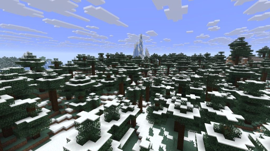 Where to Find Ice Caves in Minecraft, under snow and cold biomes