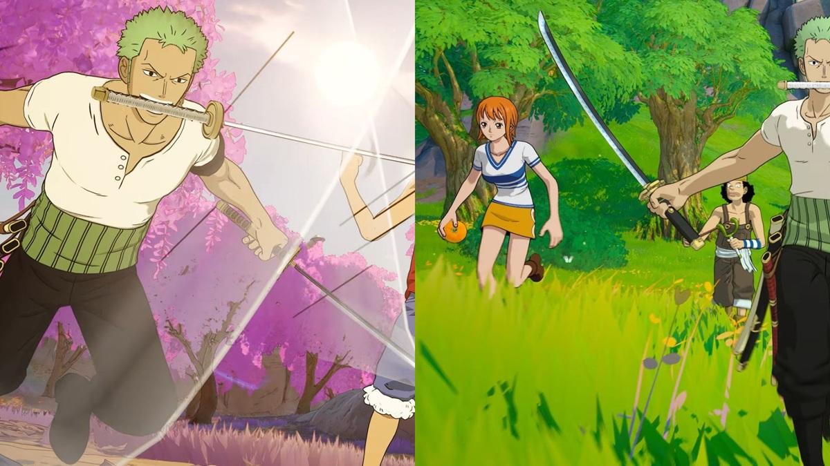 Zoro Mythic, Usopp's Slingshot, Tangerine healing item One Piece collab