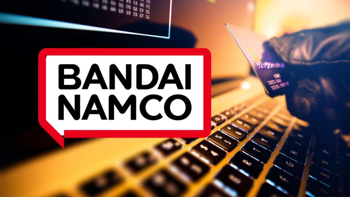 Bandai Namco logo next to a hacker