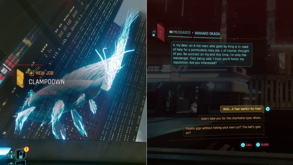 Starting Cyberpunk 22077 Edgerunners 2 Quest Clampdown