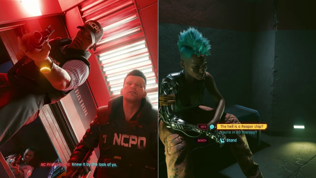 Getting Caught and Locked up with Wex in Cyberpunk 2077