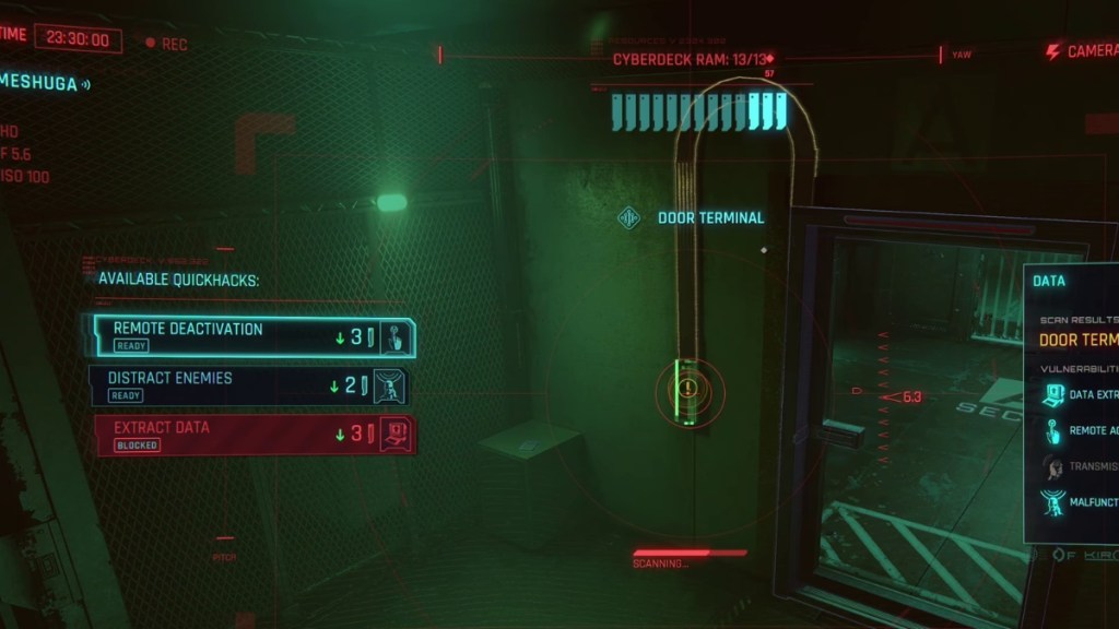 Hacking and opening Cell Doors in Cyberpunk 2077