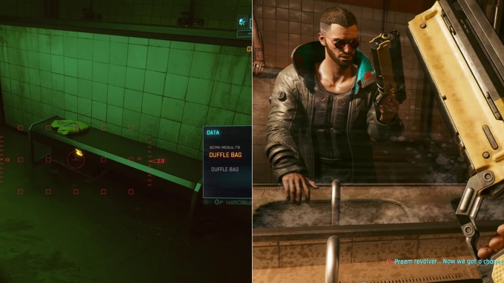 Finding secret stash in prison in Cyberpunk 2077