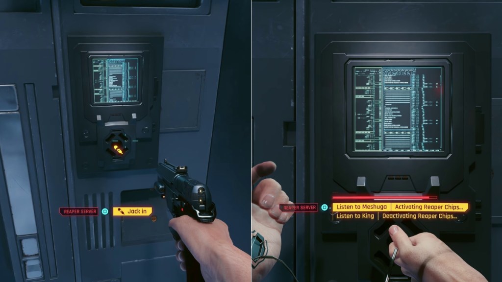 Deactivating prisoner reaper chips and causing a riot in Cyberpunk 2077