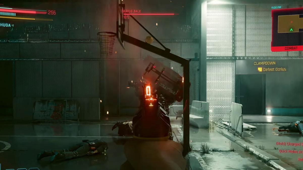 Defeating Darius boss in Cyberpunk 2077