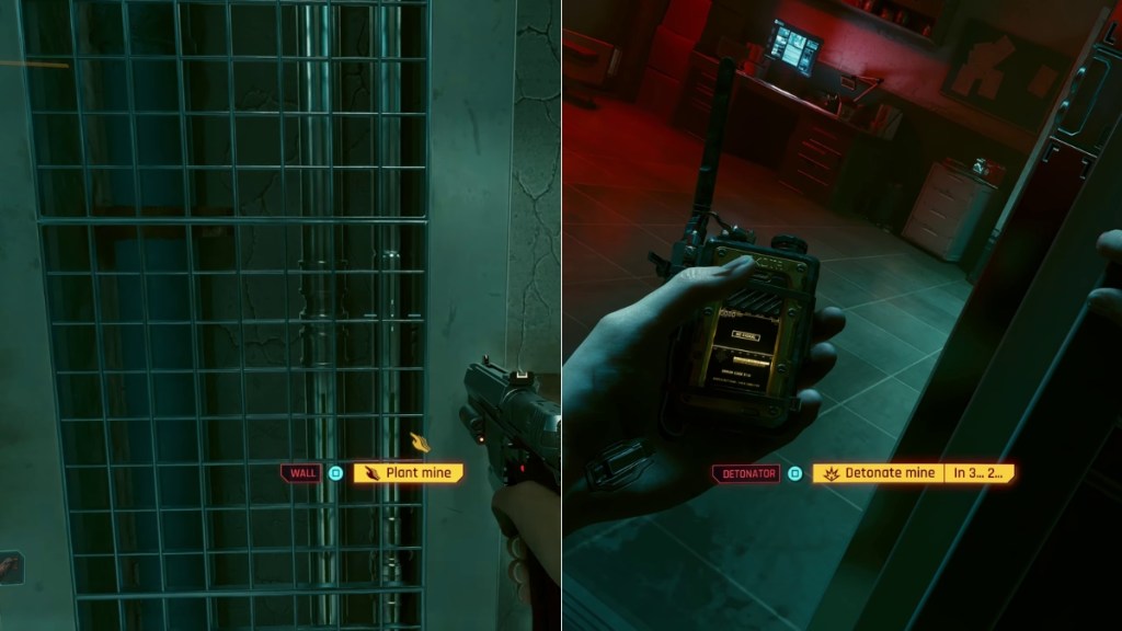 Blasting Morgue wall in Cyberpunk 2077