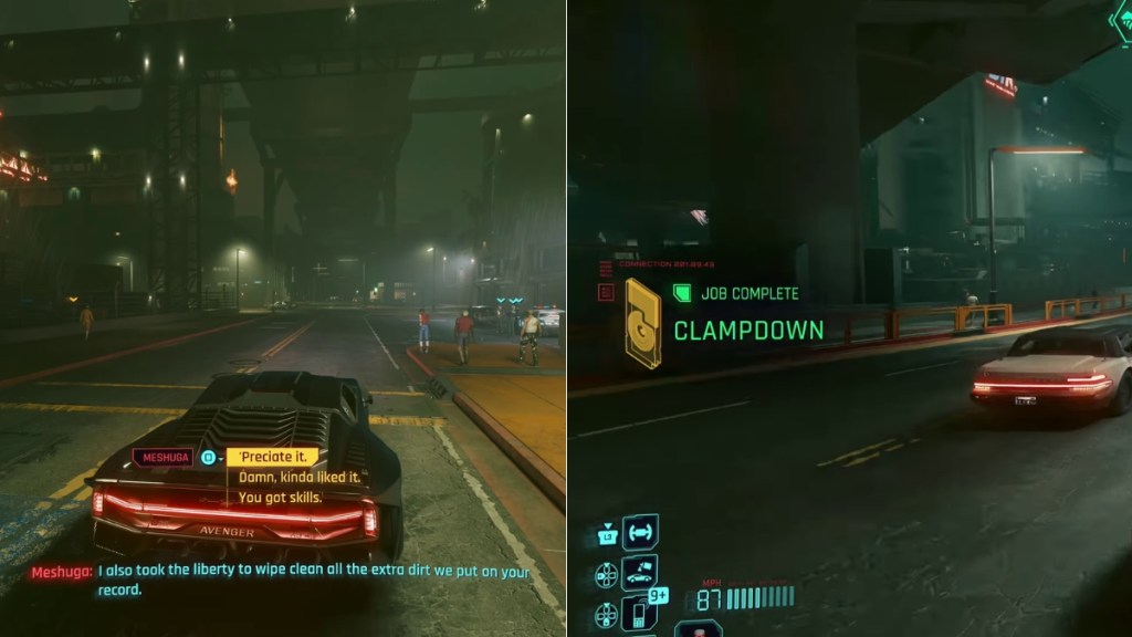 Clampdown Quest Completion in Cyberpunk 2077