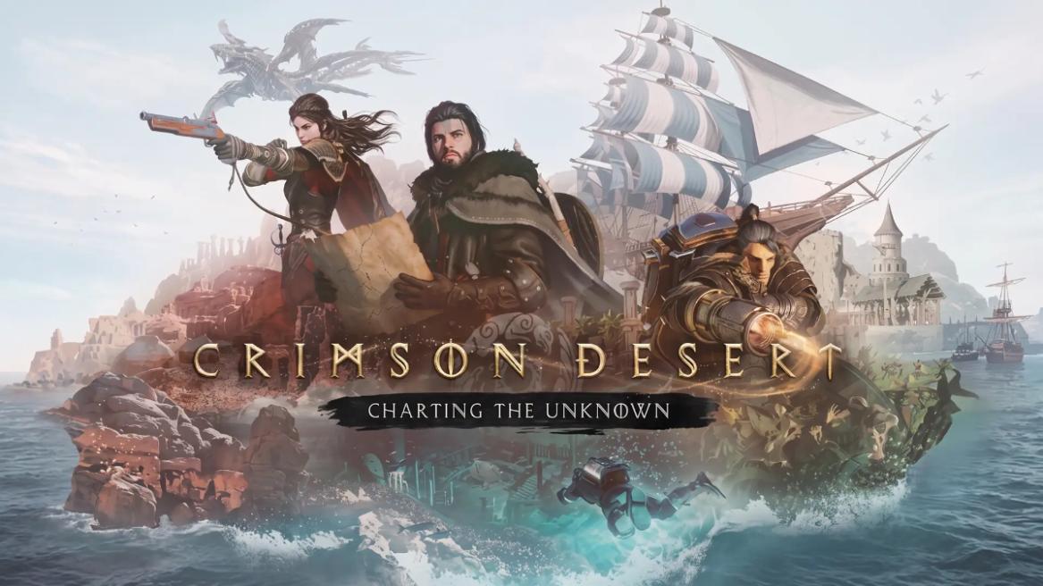 Crimson Desert Charting the Unknown DLC official cover art.