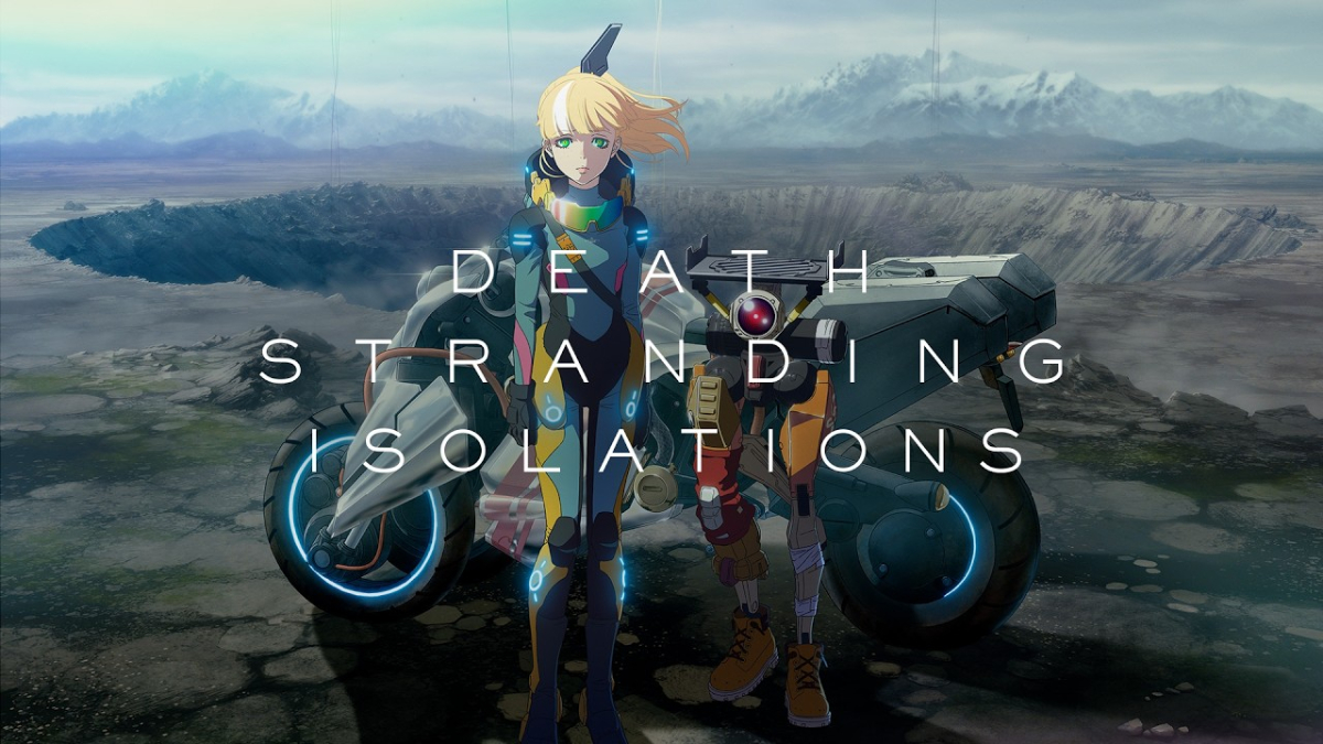 Death Stranding Isolations official poster featuring a young Porter girl and a Reverse Trike.