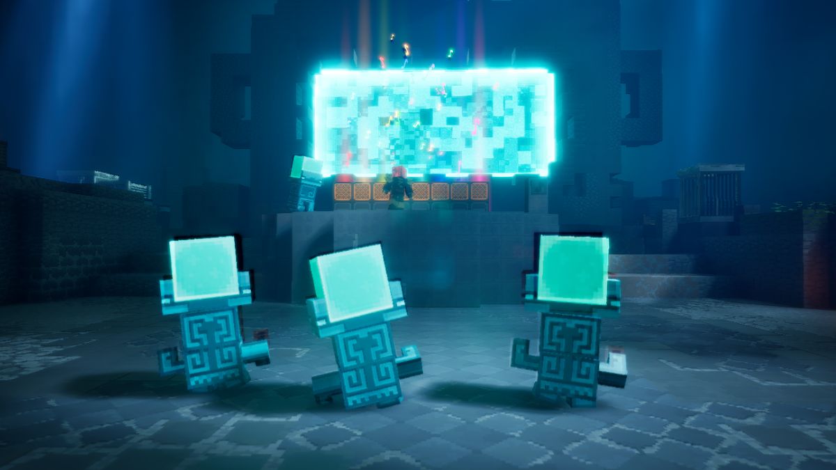 echo golems dancing to the music