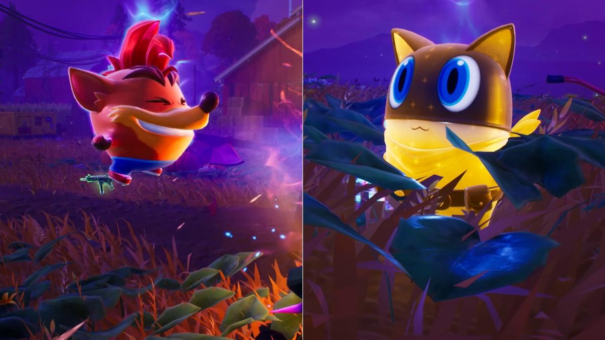 Fortnite Crash and Morgana Sprites