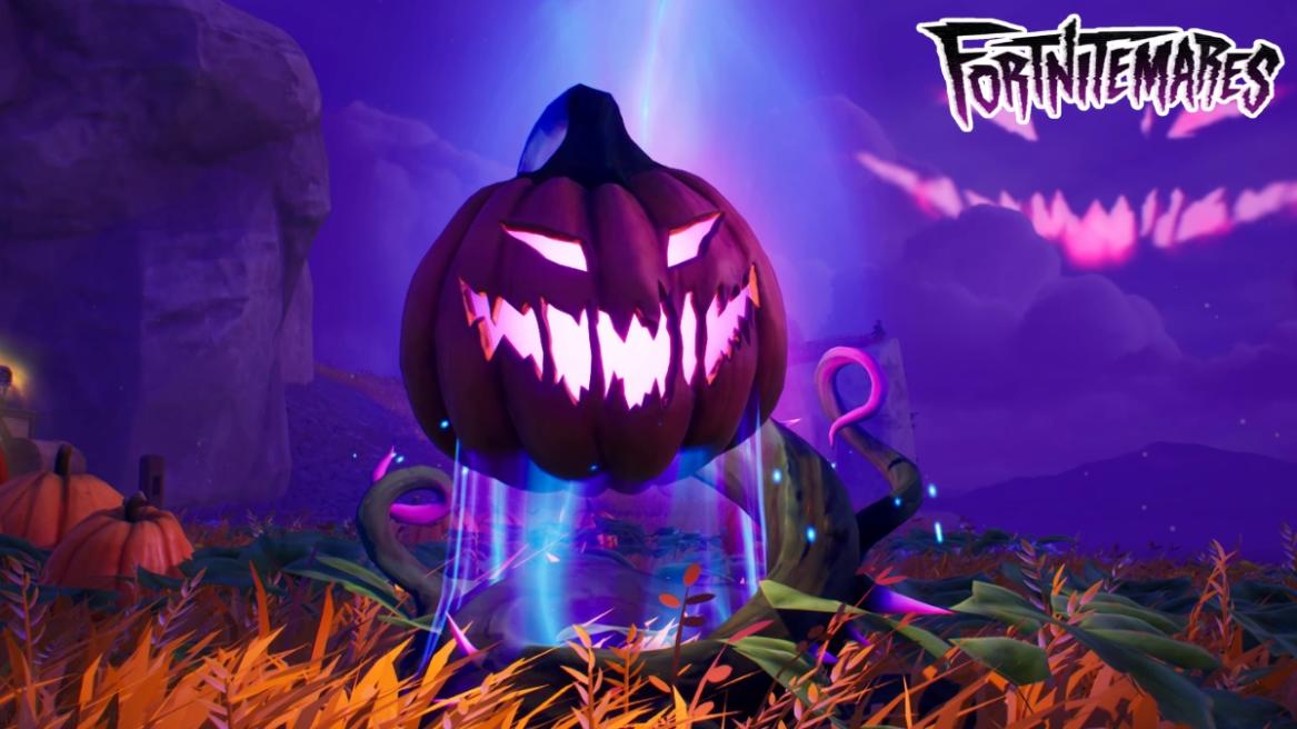 Pumpkin Chest Close Up in Fortnite