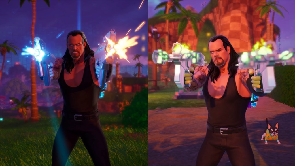Fortnite Rebecca's Guns and Dual Fiend Hunters Firing