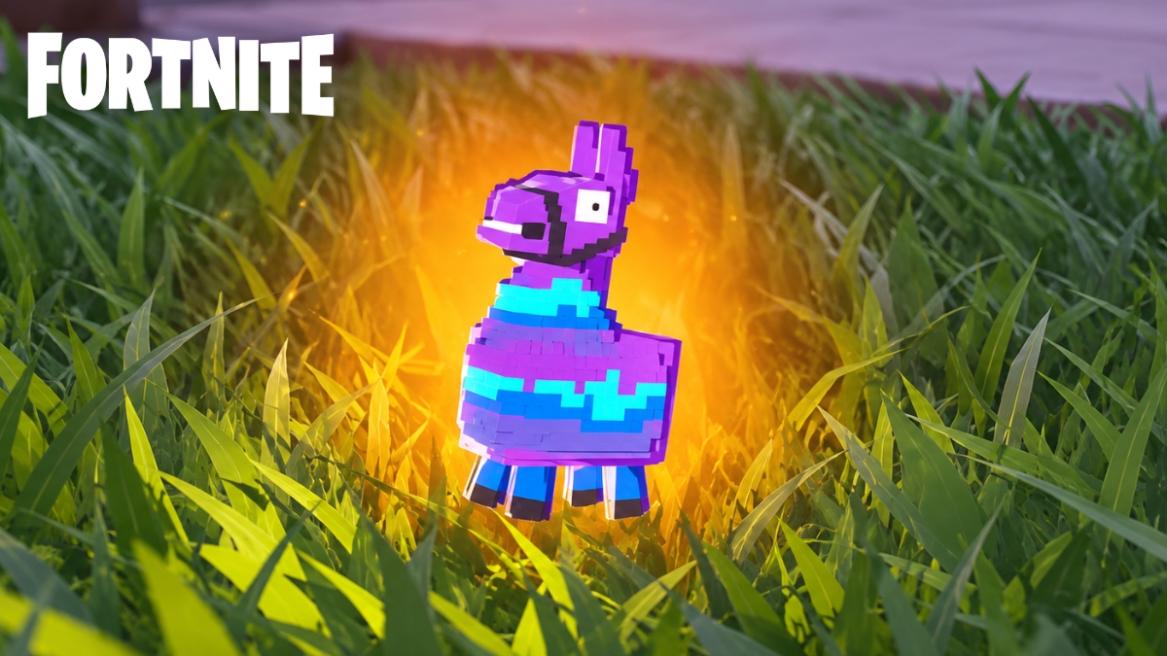 Fortnite God Mode Llama Dropped