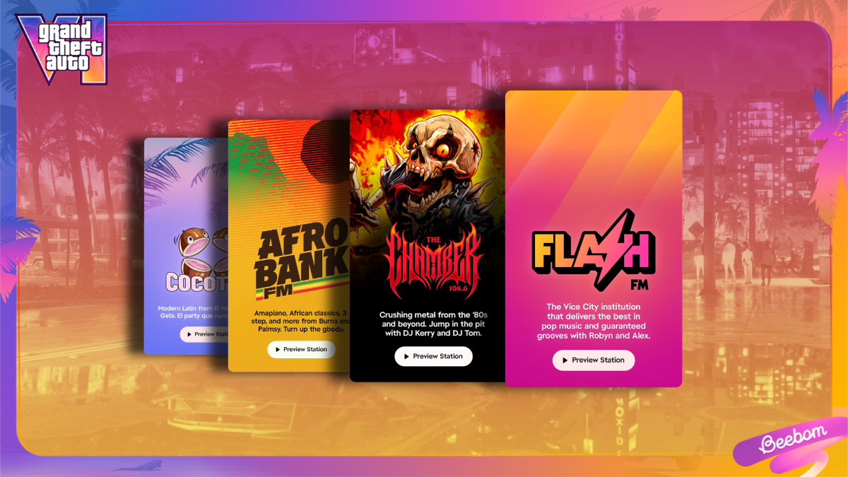 Rockstar Reveals Six GTA 6 Radio Stations with New Songs and Previews