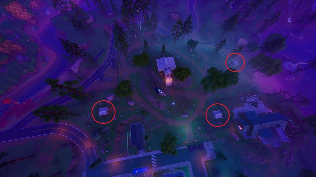 mausoleum location in Fortnite graveyard