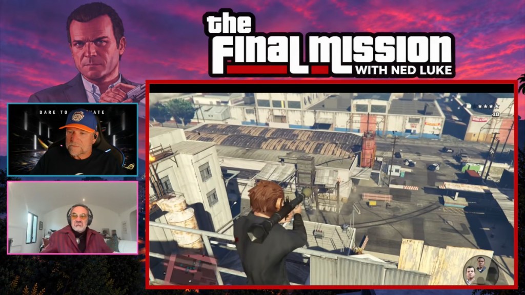Ned Luke playing GTA 5 with Steven Ogg, who wants to stream GTA 6