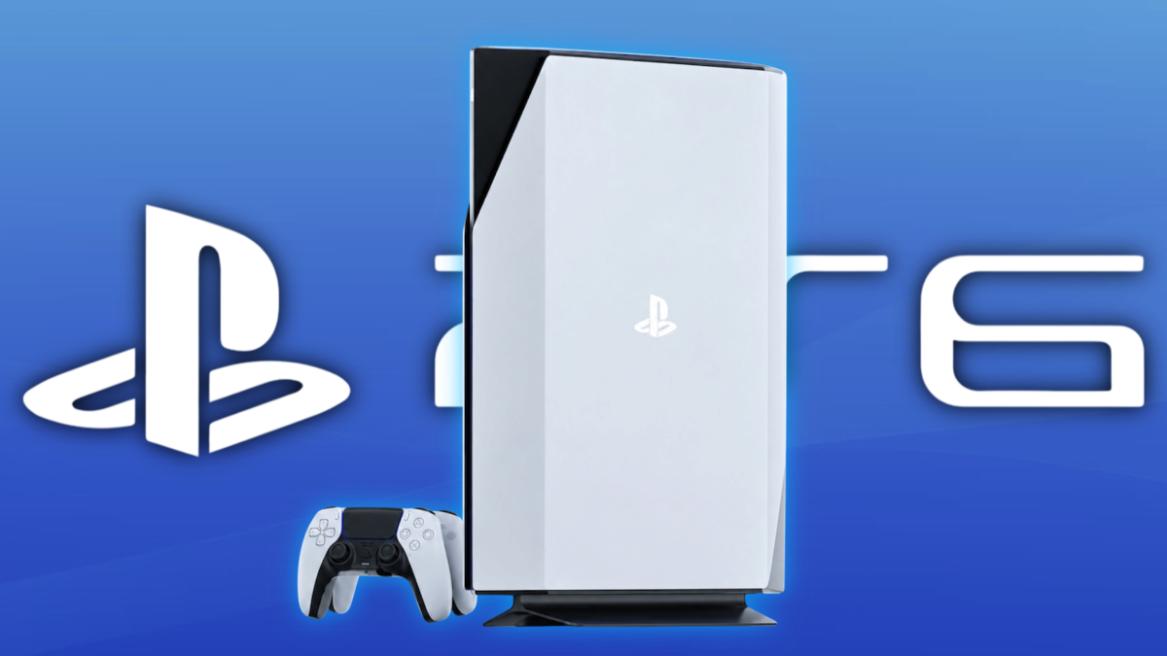 The PS6 concept image with the logo in the background.
