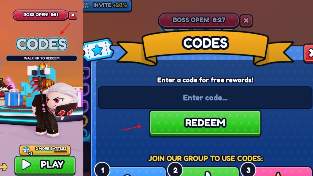 redeem anime ball battles codes