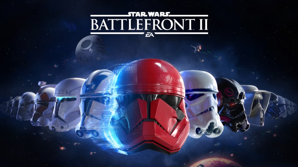 Star Wars: Battlefront 2 official image with the Stormtrooper groups.